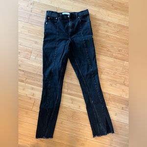 Abercrombie split hem jeans